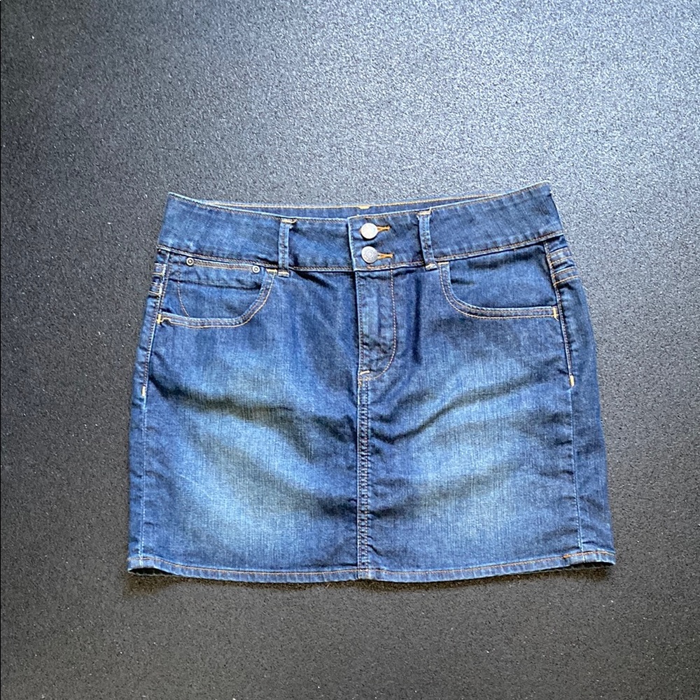 Old Navy Blue Mini Pencil Skirt Casual